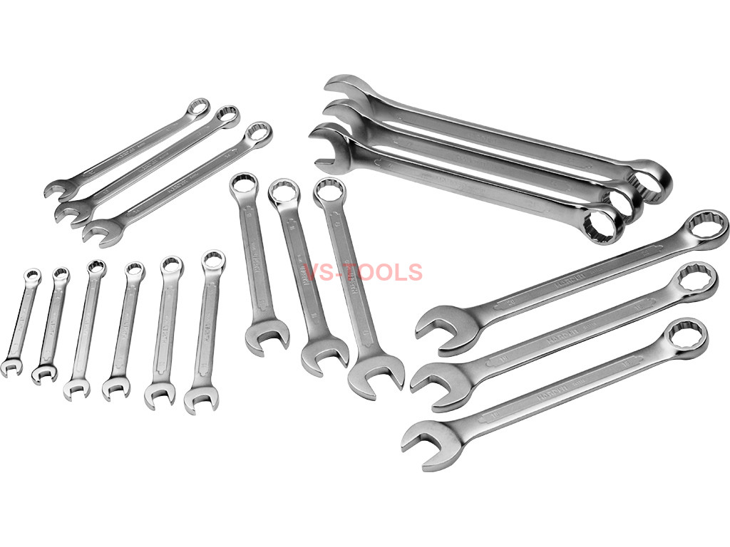 18pcs 624mm Open End 12pt Box Metric Combination Wrench